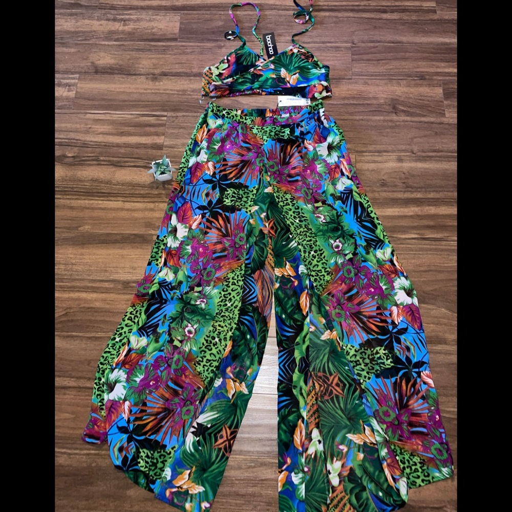 2 Piece Tropical Outfit